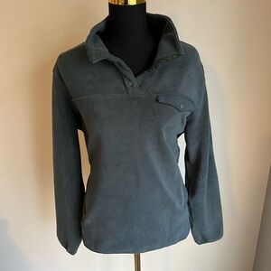 Cozy green/grey Pullover Fleece